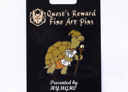 Gamers Guild AZ HYMGHO Quest's Reward Fine Art Pin - Finnegan Stoneshell - Turtle Cleric HYMGHO