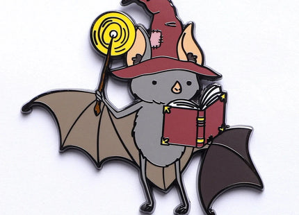 Gamers Guild AZ HYMGHO Quest's Reward Fine Art Pin - Gideon Thunderwing Bat Wizard HYMGHO