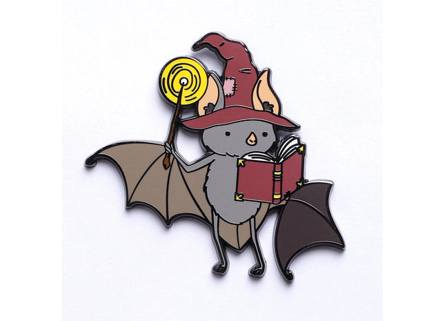 Gamers Guild AZ HYMGHO Quest's Reward Fine Art Pin - Gideon Thunderwing Bat Wizard HYMGHO