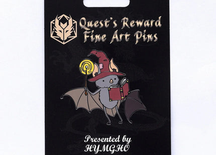 Gamers Guild AZ HYMGHO Quest's Reward Fine Art Pin - Gideon Thunderwing Bat Wizard HYMGHO