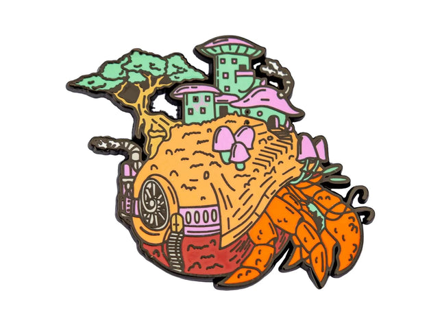 Gamers Guild AZ HYMGHO Quest's Reward Fine Art Pin - Hermit Crab HYMGHO