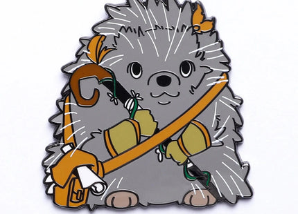 Gamers Guild AZ HYMGHO Quest's Reward Fine Art Pin - Luna Greenthorn Hedgehog Druid HYMGHO