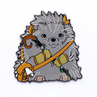 Gamers Guild AZ HYMGHO Quest's Reward Fine Art Pin - Luna Greenthorn Hedgehog Druid HYMGHO