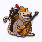 Gamers Guild AZ HYMGHO Quest's Reward Fine Art Pin - Melody Nightsong Opossum Bard HYMGHO