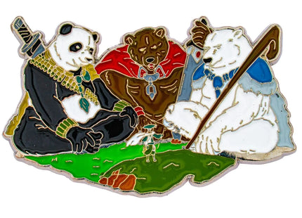 Gamers Guild AZ HYMGHO Quest's Reward Fine Art Pin - Werebears HYMGHO
