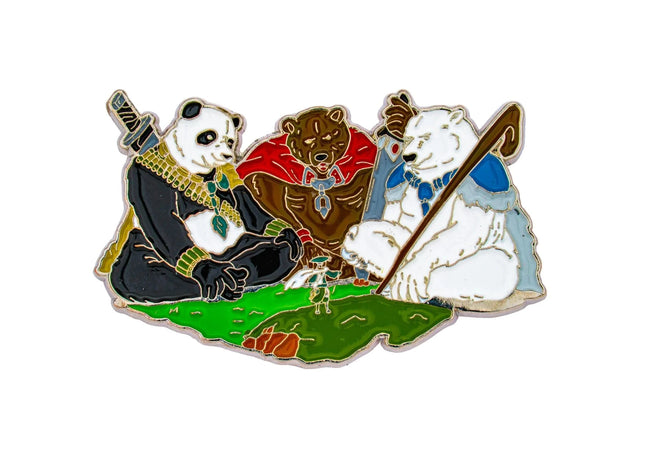 Gamers Guild AZ HYMGHO Quest's Reward Fine Art Pin - Werebears HYMGHO