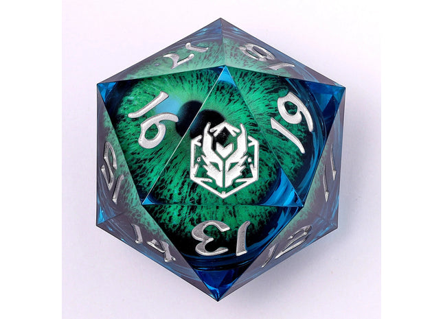 Gamers Guild AZ HYMGHO Sharp Edged Resin 55mm D20 - Titan's Eye HYMGHO