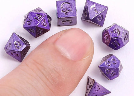 Gamers Guild AZ HYMGHO Unseelie Mini Rpg Dice Set - Purple HYMGHO