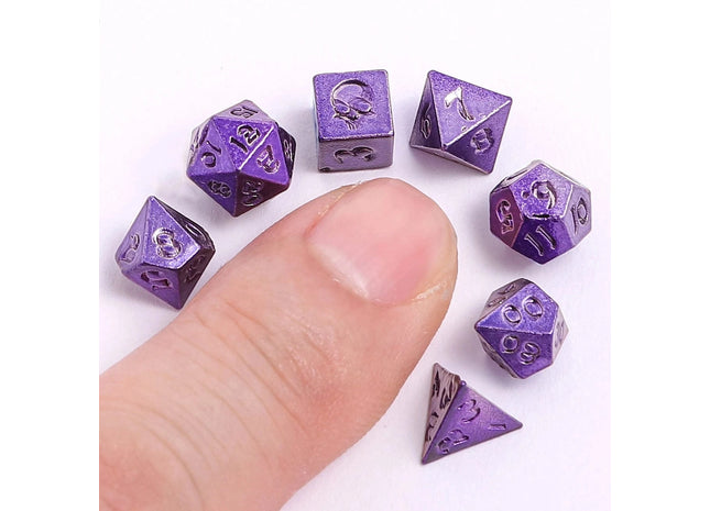 Gamers Guild AZ HYMGHO Unseelie Mini Rpg Dice Set - Purple HYMGHO