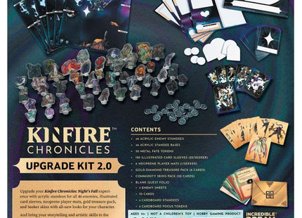 Gamers Guild AZ Incredible Dream Kinfire Chronicles: Night's Fall Upgrade Kit 2.0 (Pre-Order) ACD Distribution