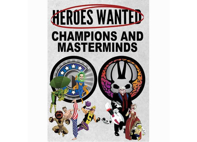 Gamers Guild AZ Indie Action Phase Heroes Wanted: Champions and Masterminds (Pre-Order) GTS