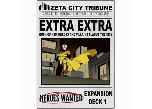 Gamers Guild AZ Indie Action Phase Heroes Wanted: Extra Extra - Expansion Deck 1 (Pre-Order) GTS