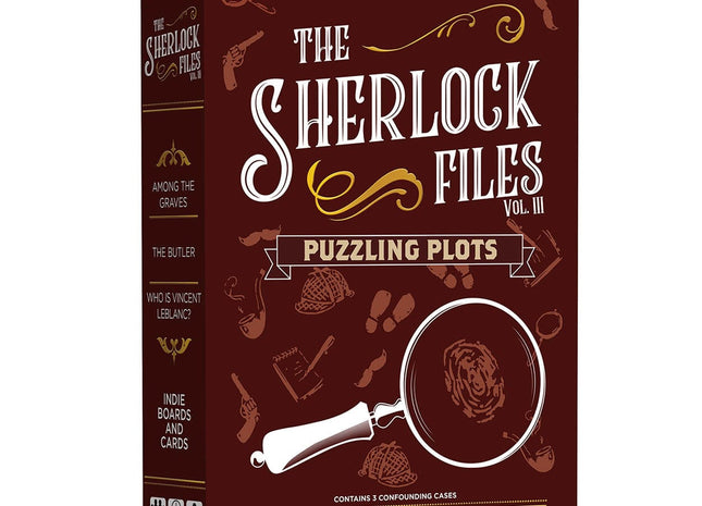 Gamers Guild AZ Indie Boards and Cards The Sherlock Files: Vol 3 - Puzzling Plots GTS