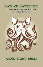Gamers Guild AZ Indie Press Revolution Cats of Catthulhu Quick Start Indie Press Revolution