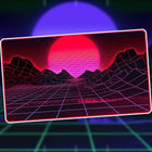 Gamers Guild AZ INFINITE BLACK LLC Infinite Black: Premium Retrowave Playmat: Mountain (Pre-Order) GTS