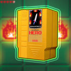 Gamers Guild AZ INFINITE BLACK LLC One-Up Games: Deck Box Gold Legendary Hero (Pre-Order) GTS