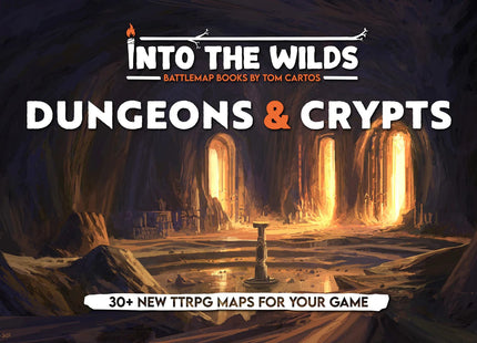 Gamers Guild AZ Into The WIlds Into the Wilds Battlemap Books - Dungeons & Crypts Quartermaster Direct