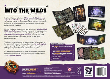 Gamers Guild AZ Into The WIlds Into the Wilds Battlemap Books - Volume 2 Quartermaster Direct