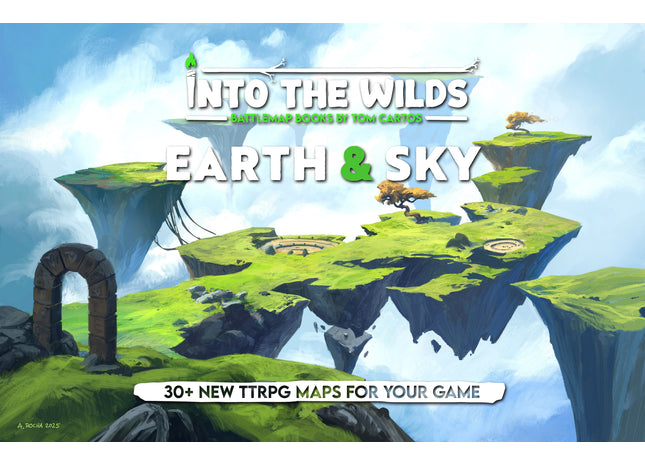 Gamers Guild AZ Into The WIlds Into the Wilds Extraplanar Battlemap Books - Earth & Sky (Pre-Order) Quartermaster Direct