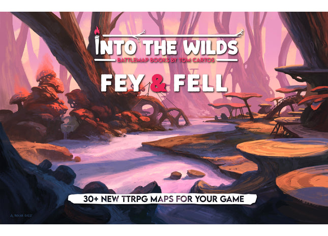 Gamers Guild AZ Into The WIlds Into the Wilds Extraplanar Battlemap Books - Fey & Fell (Pre-Order) Quartermaster Direct