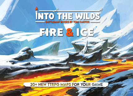 Gamers Guild AZ Into The WIlds Into the Wilds Extraplanar Battlemap Books - Fire & Ice (Pre-Order) Quartermaster Direct