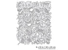 Gamers Guild AZ Iwata Artool Return of Skullmaster: Lucky 13 Freehand Airbrush Template LSG
