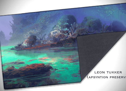 Gamers Guild AZ Ixion Gameworks Sovereign: Fall of Wormwood - Leon Tukker (Apsyntion Preserve) Playmat Kickstarter