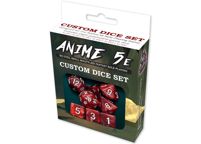 Gamers Guild AZ Japanime Games Anime 5e RPG: Dice Set GTS