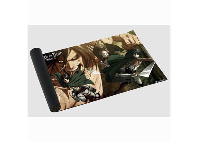 Gamers Guild AZ Japanime Games Attack On Titan Playmat: Attack On Titan Discontinue