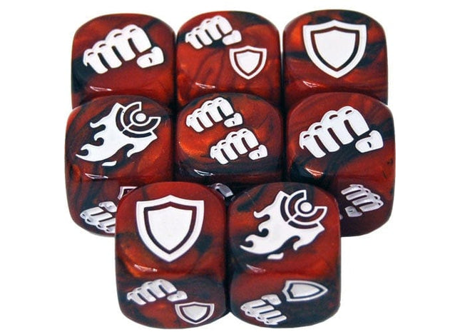Gamers Guild AZ Jasco Games Street Fighter the Miniatures Game: Red Battle Dice Asmodee