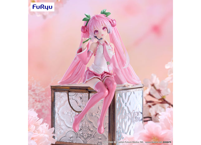 Gamers Guild AZ JBK International Hatsune Miku - Hatsune Miku Noodle Stopper Prize Figure (Sakura Miku 2024 Pearl Color Ver.) JBK International