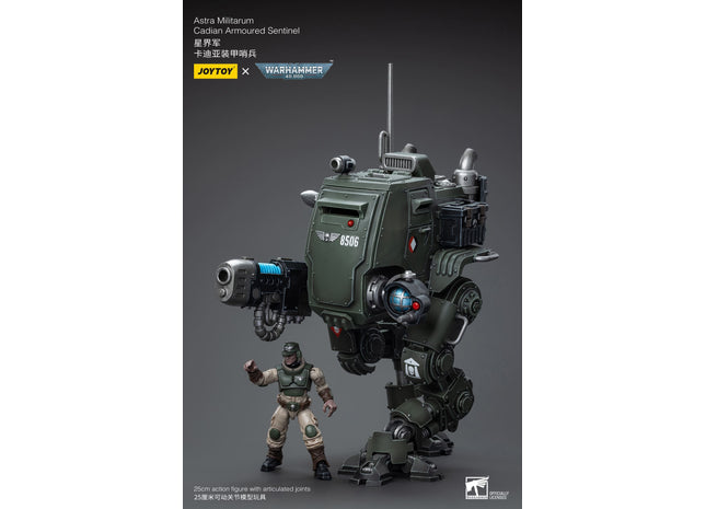 Gamers Guild AZ JoyToy JoyToy x Warhammer 40,000: Astra Militarum: Cadian Armoured Sentinel (Pre-Order) Golden Goose Games