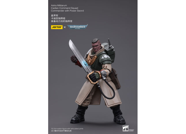 Gamers Guild AZ JoyToy JoyToy x Warhammer 40,000: Astra Militarum: Commander with Power Sword (Pre-Order) Golden Goose Games