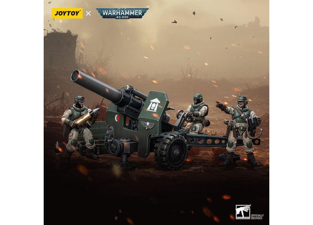 Gamers Guild AZ JoyToy JoyToy x Warhammer 40,000: Astra Militarum: Ordnance Team with Bombast Field Gun (Pre-Order) Golden Goose Games