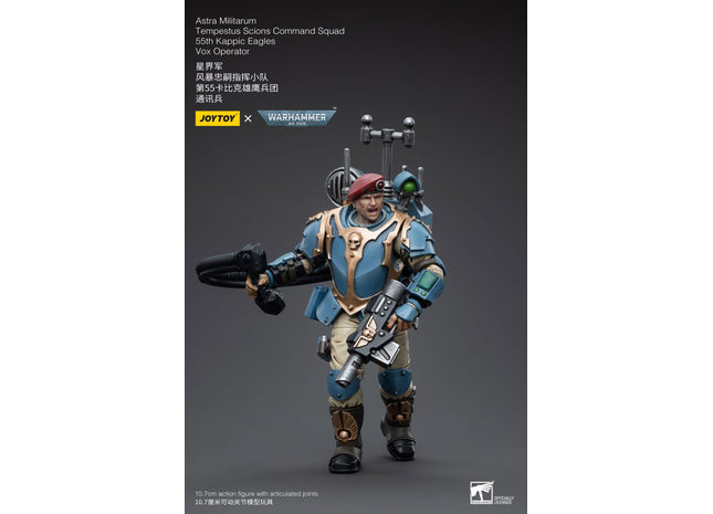 Gamers Guild AZ JoyToy JoyToy x Warhammer 40,000: Astra Militarum: Tempestus Scions Command Squad - 55th Kappic Eagles, Vox Operator (Pre-Order) Golden Goose Games