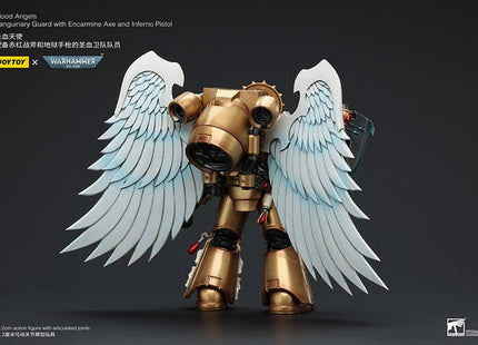 Gamers Guild AZ JoyToy JoyToy x Warhammer 40,000: Blood Angels Sanguinary Guard with Encarmine Axe & Inferno Pistol Discontinue