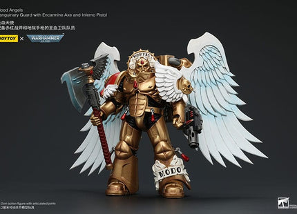 Gamers Guild AZ JoyToy JoyToy x Warhammer 40,000: Blood Angels Sanguinary Guard with Encarmine Axe & Inferno Pistol Discontinue