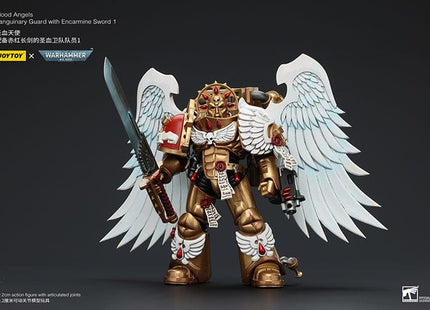 Gamers Guild AZ JoyToy JoyToy x Warhammer 40,000: Blood Angels Sanguinary Guard with Encarmine Sword 1 Discontinue