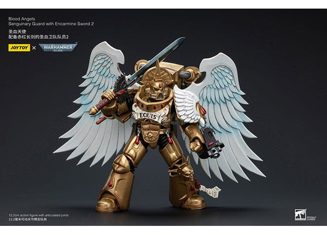 Gamers Guild AZ JoyToy JoyToy x Warhammer 40,000: Blood Angels Sanguinary Guard with Encarmine Sword 2 Discontinue
