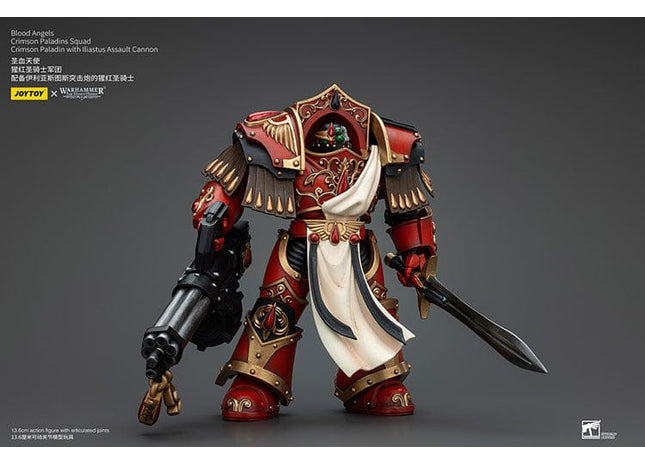 Gamers Guild AZ JoyToy JoyToy x Warhammer 40,000: Blood Angles Crimson Paladin Squad Crimson Paladin with Iliastus Assualt Cannon Discontinue