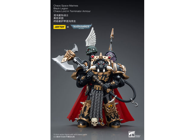 Gamers Guild AZ JoyToy JoyToy x Warhammer 40,000: Chaos Space Marines: Black Legion - Chaos Lord in Terminator Armour  (Pre-Order) Golden Goose Games