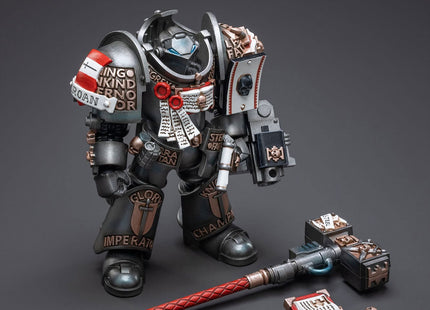 Gamers Guild AZ JoyToy JoyToy x Warhammer 40,000: Grey Knights: Nemesis Dreadknight with Caddon Vibova Action Figure Golden Goose Games