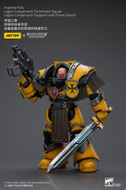 Gamers Guild AZ JoyToy JoyToy x Warhammer 40,000: Imperial Fists Legion Cataphractii Terminator Squad Legion Cataphractii Sergent with Power Sword Discontinue