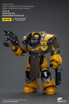 Gamers Guild AZ JoyToy JoyToy x Warhammer 40,000: Imperial Fists Legion Cataphractii Terminator Squad Legion Cataphractii with Chainfist Discontinue
