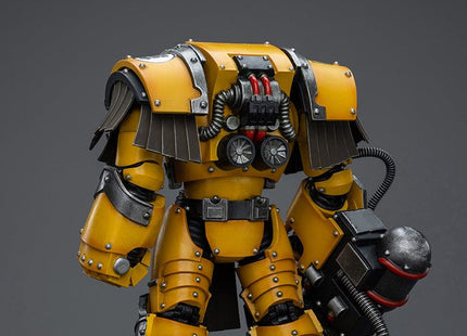 Gamers Guild AZ JoyToy JoyToy x Warhammer 40,000: Imperial Fists Legion Cataphractii Terminator Squad Legion Cataphractii with Heavy Flamer Discontinue