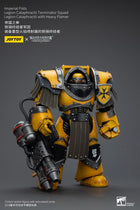 Gamers Guild AZ JoyToy JoyToy x Warhammer 40,000: Imperial Fists Legion Cataphractii Terminator Squad Legion Cataphractii with Heavy Flamer Discontinue
