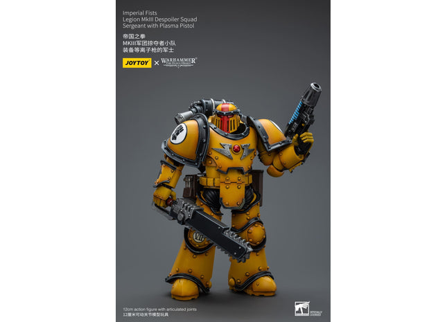 Gamers Guild AZ JoyToy JoyToy x Warhammer 40,000: Imperial Fists: Legion MkIII Despoiler Squad - Sergeant with Plasma Pistol (Pre-Order) Golden Goose Games