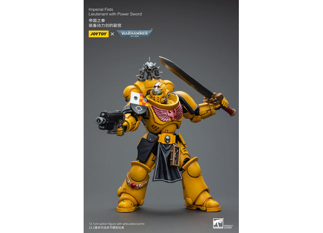 Gamers Guild AZ JoyToy JoyToy x Warhammer 40,000: Imperial Fists: Lieutenant with Power Sword (Pre-Order) Golden Goose Games