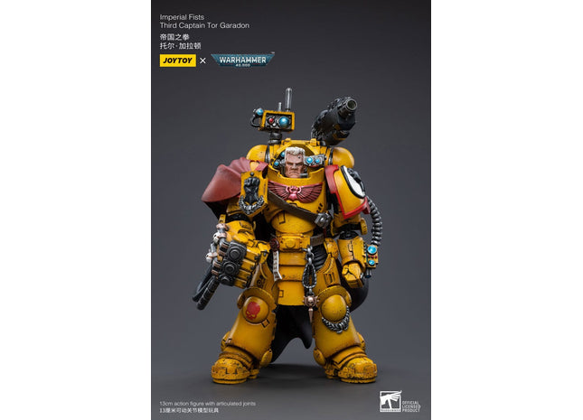 Gamers Guild AZ JoyToy JoyToy x Warhammer 40,000: Imperial Fists: Third Captain Tor Garadon (Pre-Order) Golden Goose Games