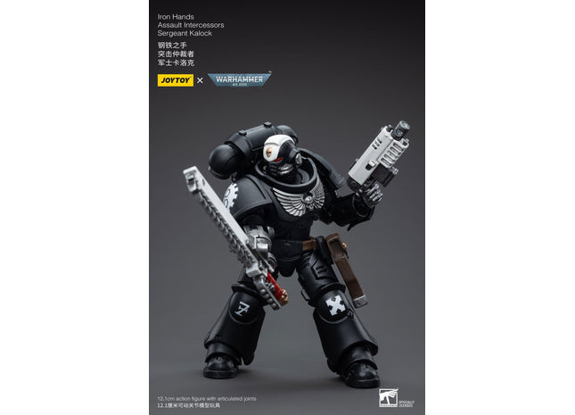 Gamers Guild AZ JoyToy JoyToy x Warhammer 40,000: Iron Hands: Assault Intercessors - Sergeant Kalock (Pre-Order) Golden Goose Games
